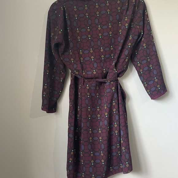 Wilfred franca wrap dress geometric shape pattern size 4 - Picture 14 of 15